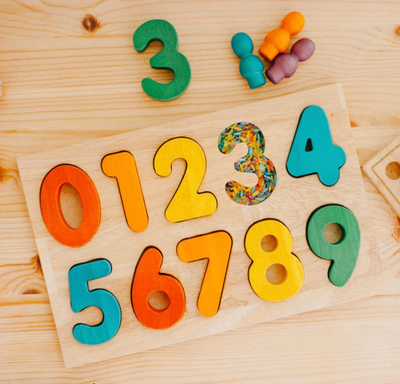 Q Toys Colorful Number Puzzle