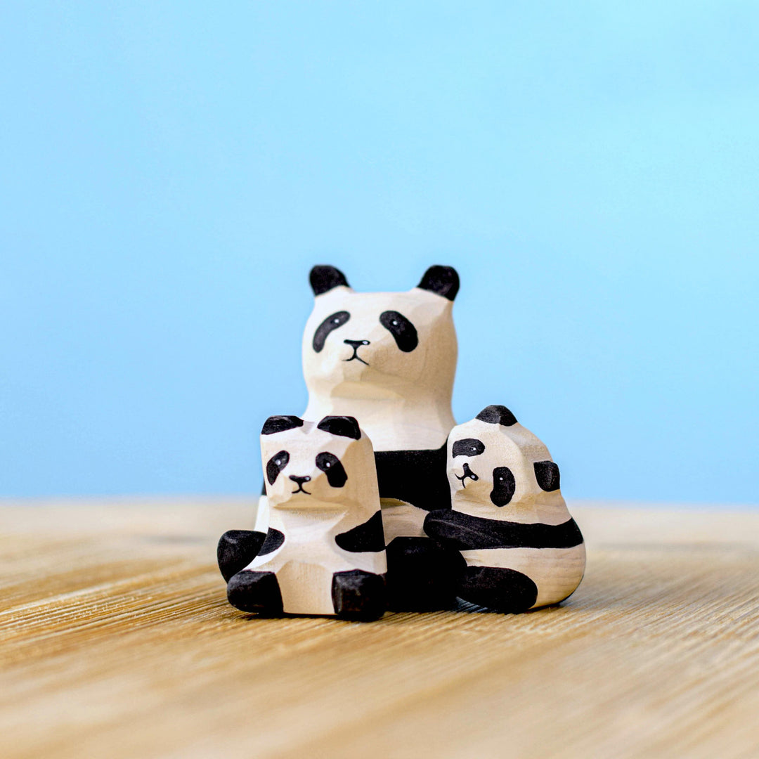 Sale Bumbu Panda Bears Family and Tree Set