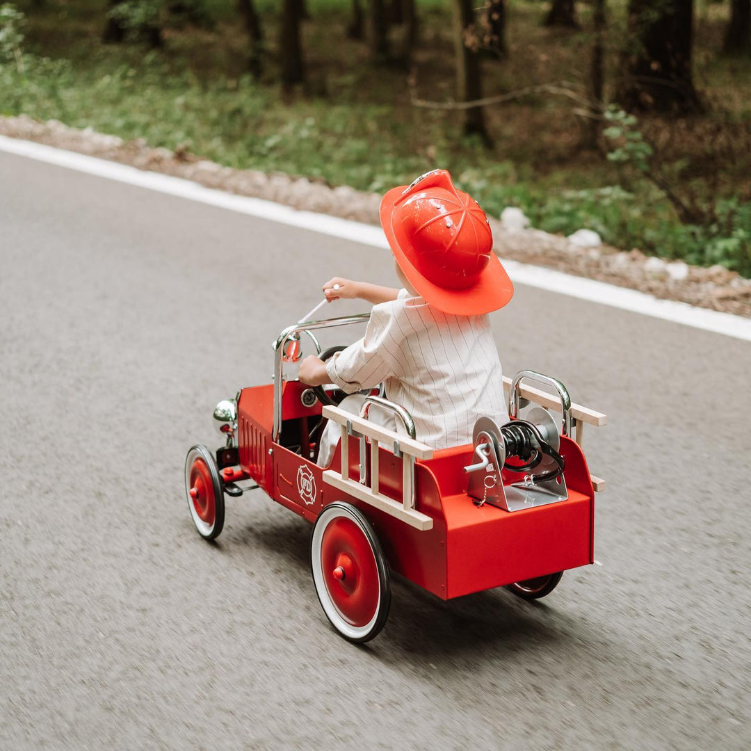 herbert pedal Baghera Ride On Fire Truck Pedal Car – My Toy Wagon