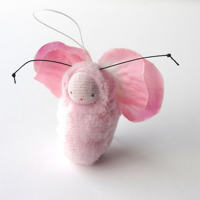 Fairyshadow Pink Fairy Baby Ornament