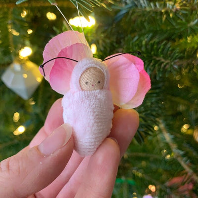 Fairyshadow Pink Fairy Baby Ornament