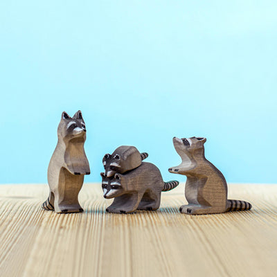 Sale Bumbu Raccoon Family with Tree Set