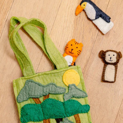 Rainforest Puppet Bag