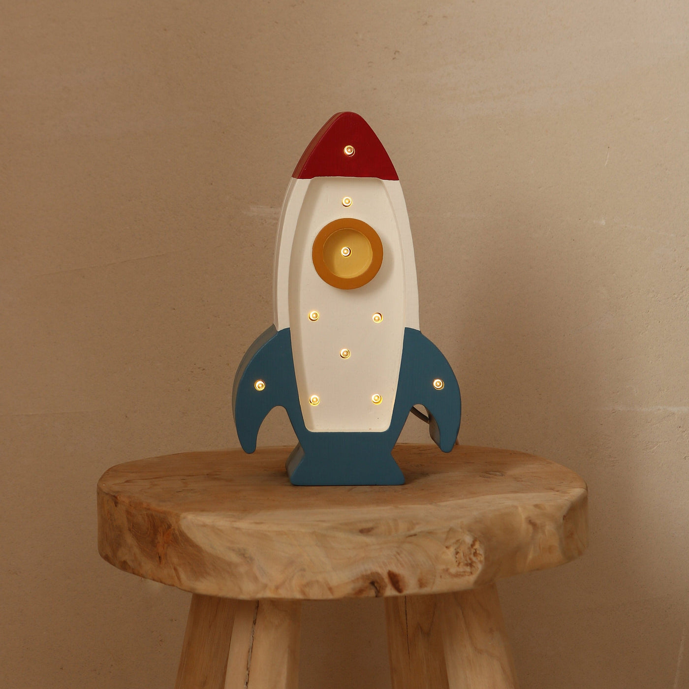 Little Lights Mini Rocket Ship Lamp