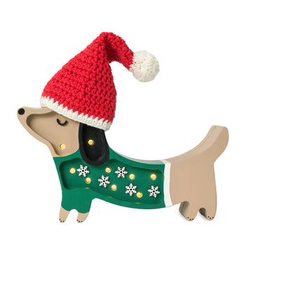 Little Lights Mini Holiday Puppy Lamp ~ Limited Edition