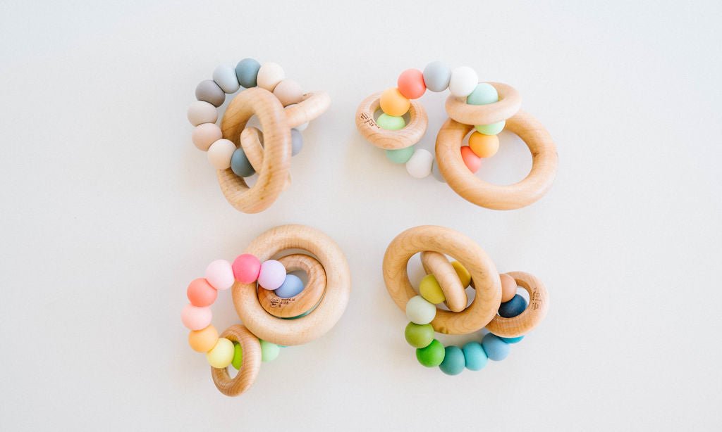 Bannor Saturn Ring Wooden Baby Teether