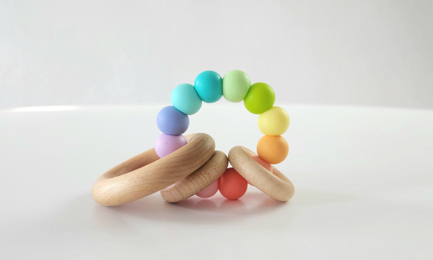 Bannor Saturn Ring Wooden Baby Teether