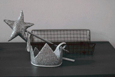 “Silver Sequins” Crown