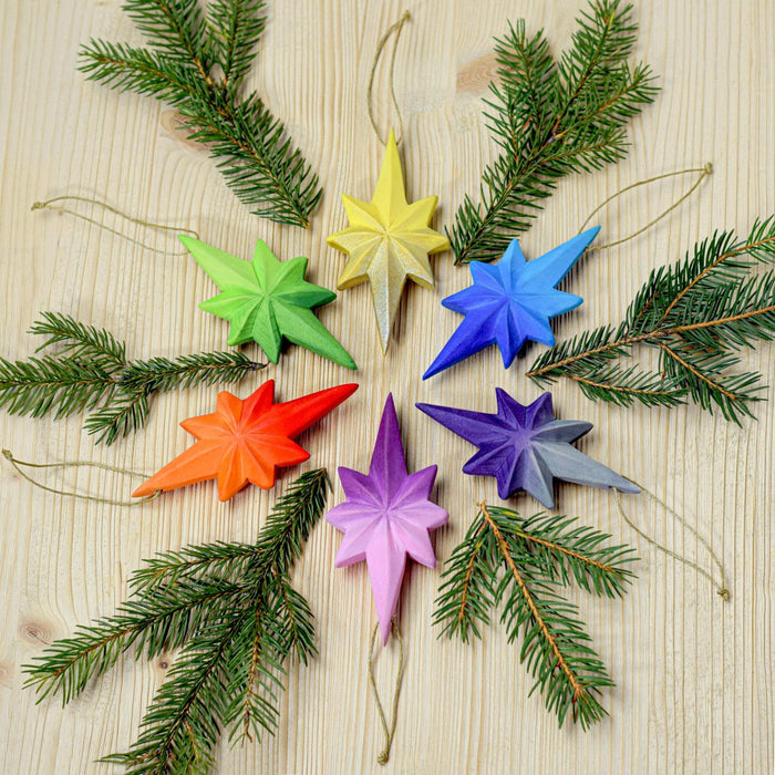 Sale Bumbu Star Christmas Tree Decorations, Set of 6