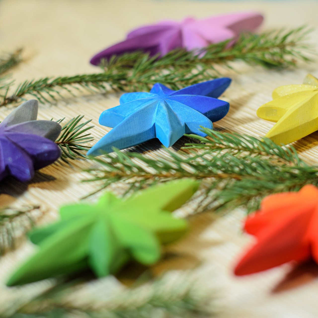 Pre-Order Bumbu Star Christmas Tree Decorations, Set of 6