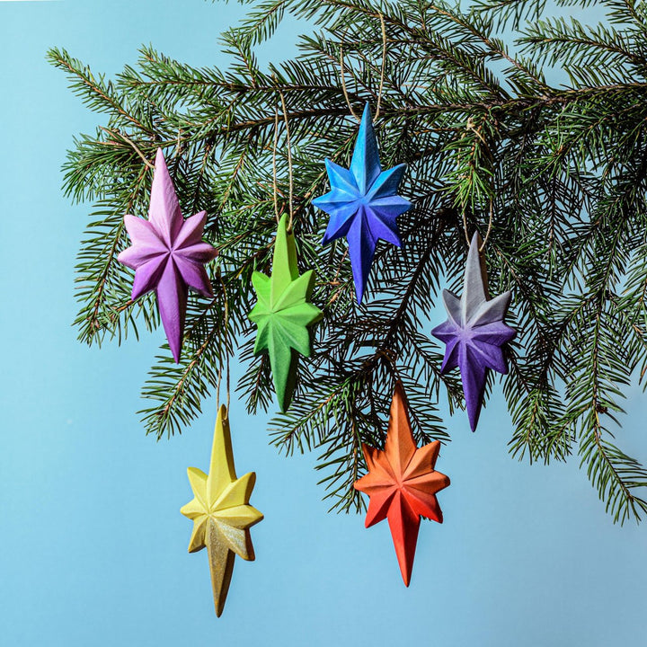 Sale Bumbu Star Christmas Tree Decorations, Set of 6
