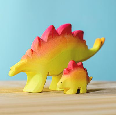 Bumbu Stegosaurus and Baby Stegosaurus Set