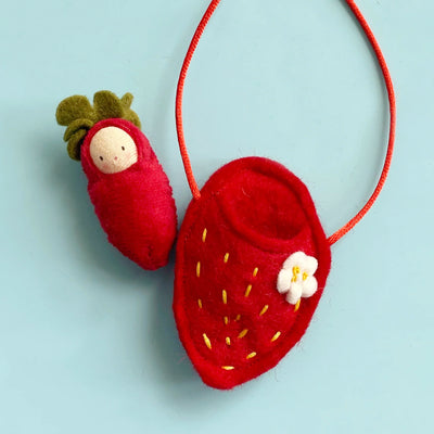 Fairyshadow Strawberry Baby Necklace, Red