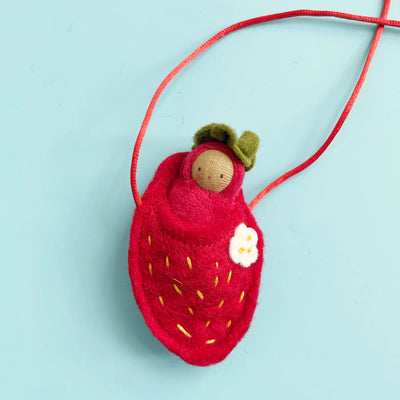 Fairyshadow Strawberry Baby Necklace, Red