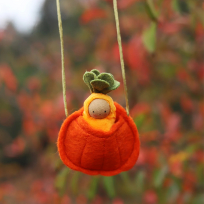 Fairyshadow Pumpkin Necklace with Baby Doll