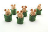 Fairyshadow Little Critter in a Hedge Cozy, Tan Mouse · view 3