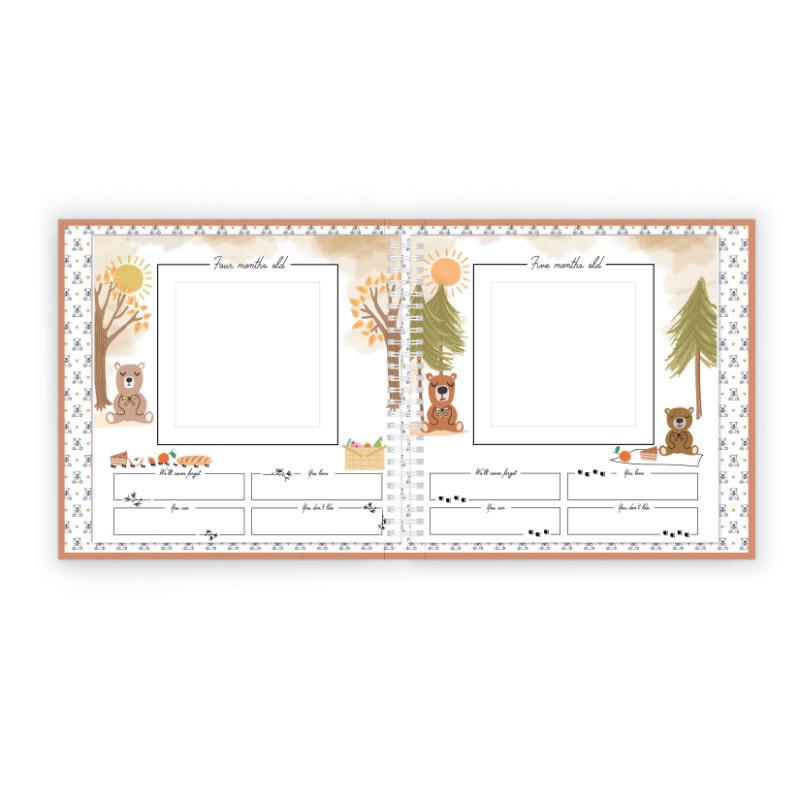 Lucy Darling Teddy Bears' Picnic Luxury Memory Baby Book