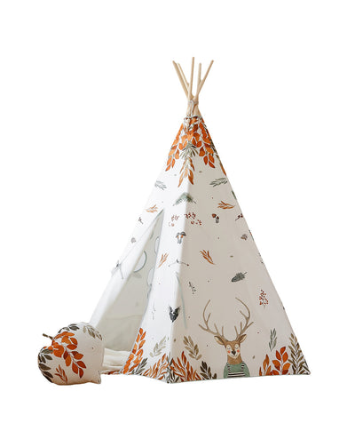 “Forest Friends” Teepee and Round Mat Set