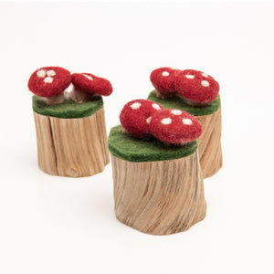 Toadstool Trunks · Set of 3