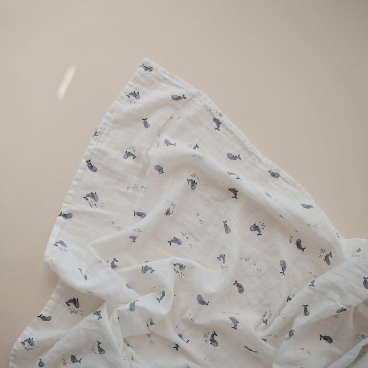 Organic Cotton Muslin Swaddle Blanket