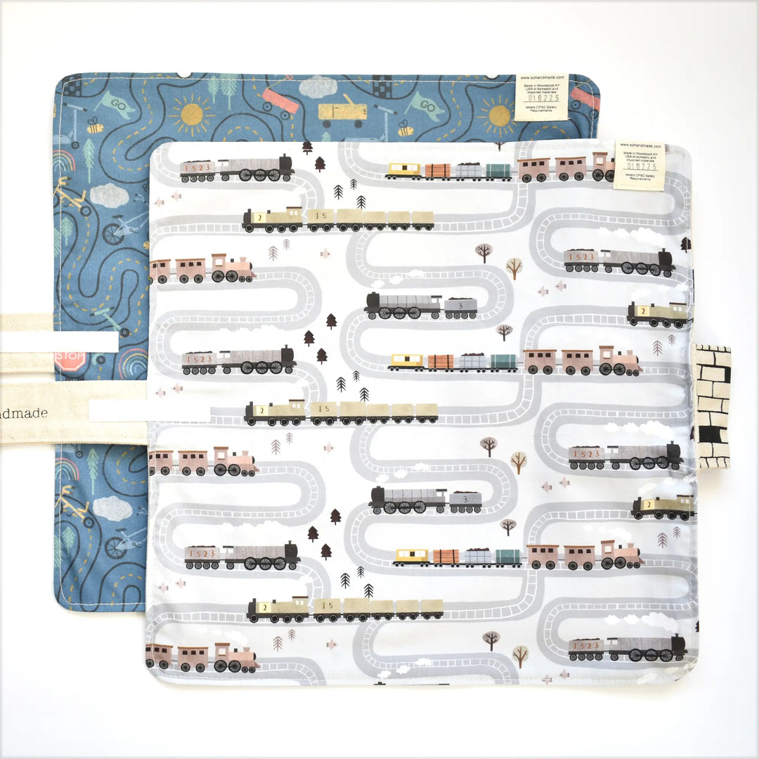 Train Play Mat: "Love it! Super cute for on the go play!"