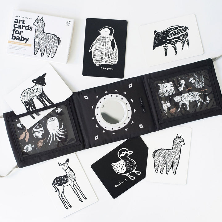Baby Tummy Time Gallery with Mirror Bundle