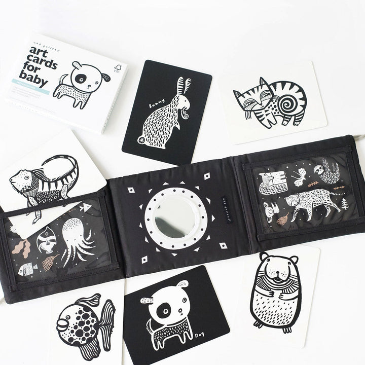 Baby Tummy Time Gallery with Mirror Gift Set