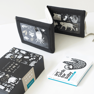 Baby Tummy Time Gallery with Mirror Gift Set