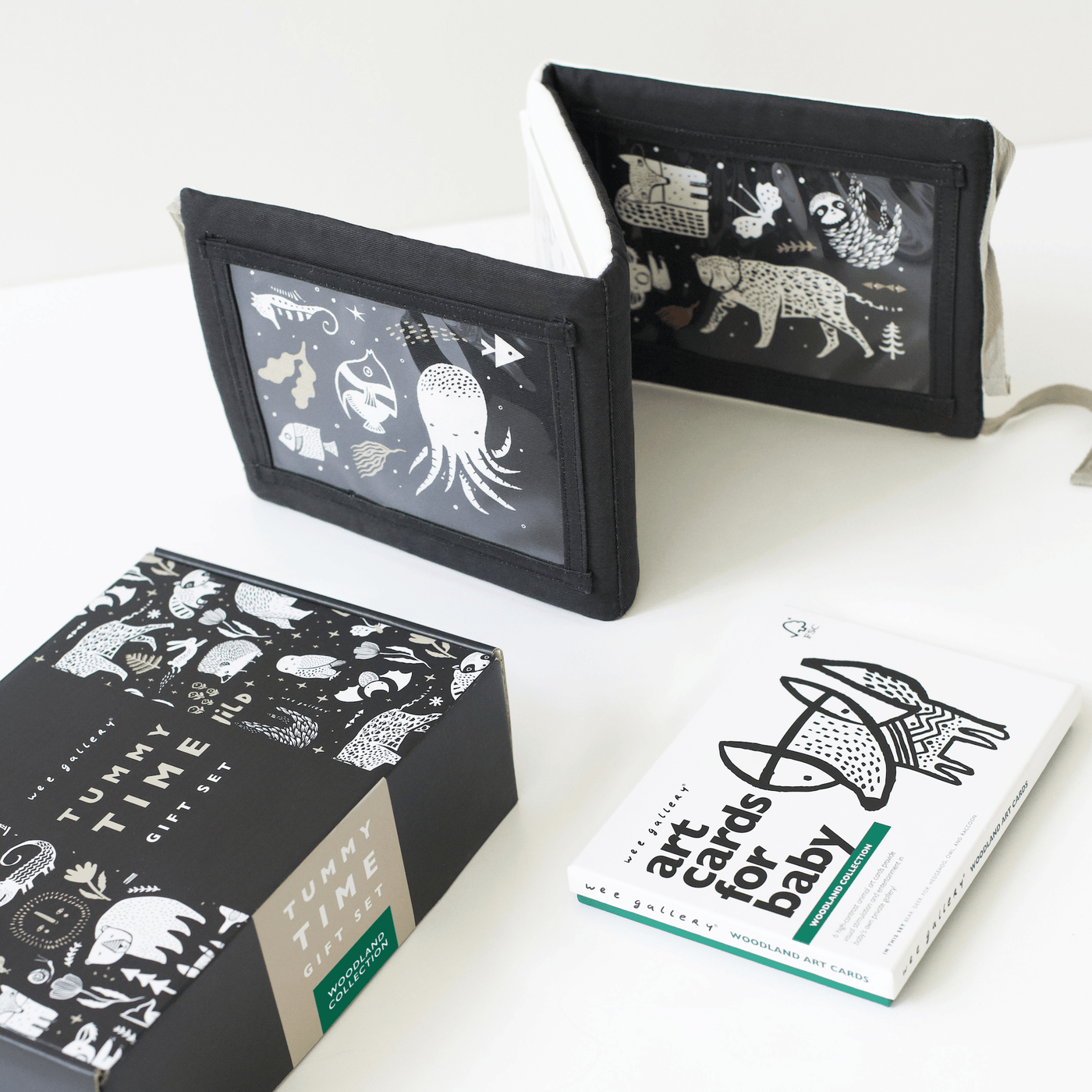 Baby Tummy Time Gallery with Mirror Gift Set