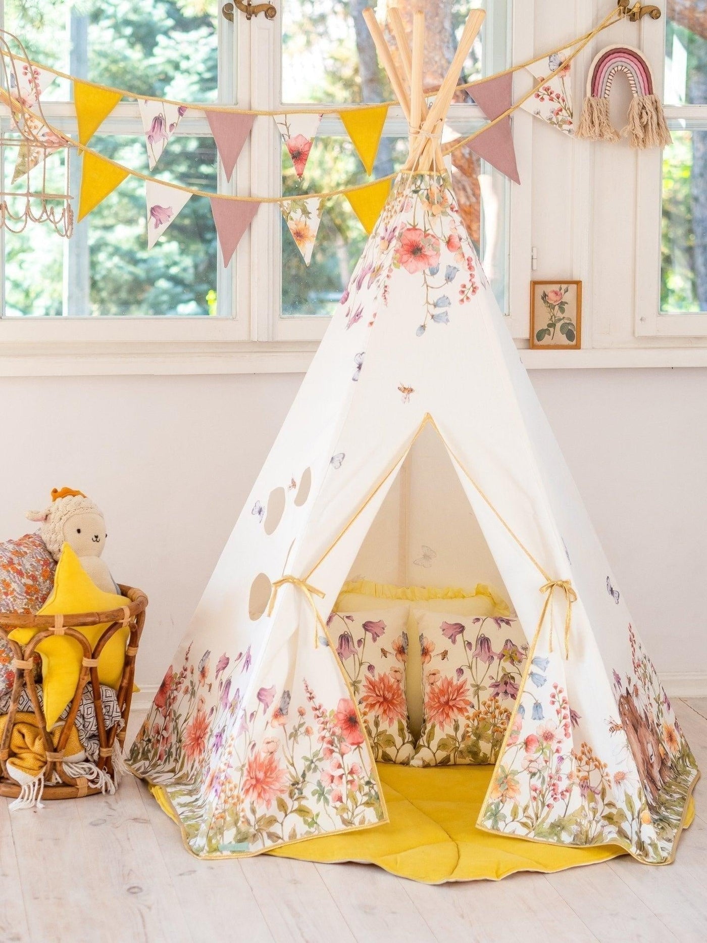 “Wildflowers” Teepee Tent