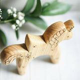Wooden Unicorn with Wings · view 5