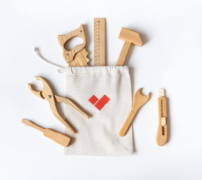 Wooden Tool Kit For Toddlers