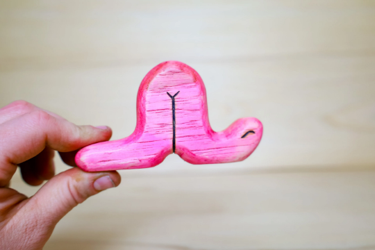 Wooden Earthworm Toy