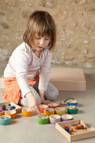 Grapat 12 Montessori Sorting Bowls