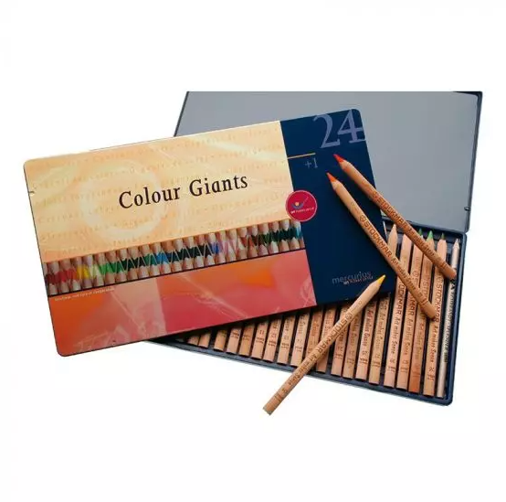 Mercurius Stockmar AMA Color Giant Pencils, Set of 24