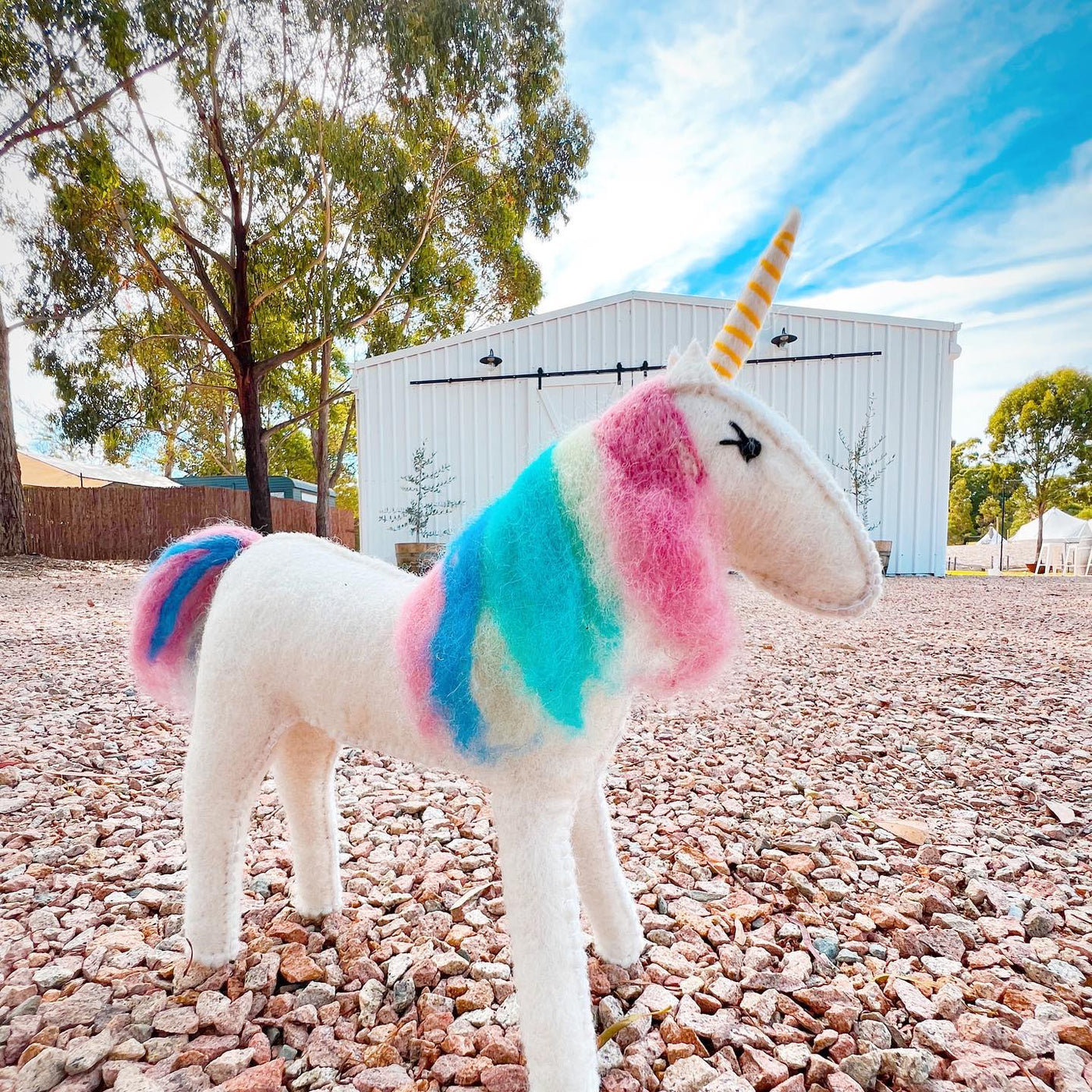 Felt Unicorn Toy