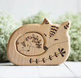 Wooden Fox Puzzle · view 1