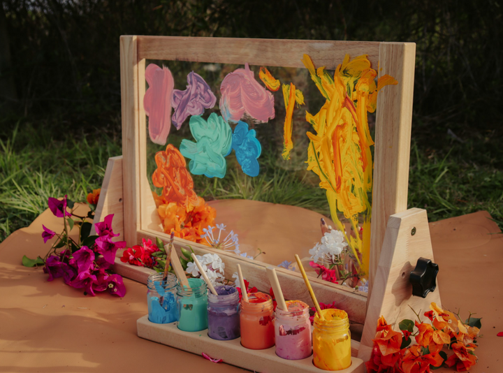 Final Sale Item: Q Toys 4 in 1 Table Easel "Seconds" (Limited Stock)