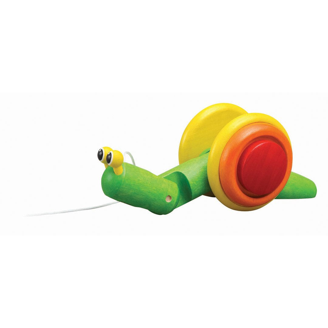 Sale Plan Toys Pull Along Snail, Classic