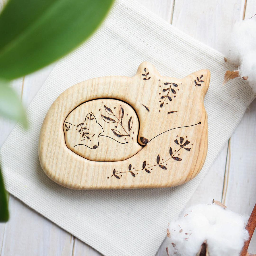 Wooden Fox Puzzle