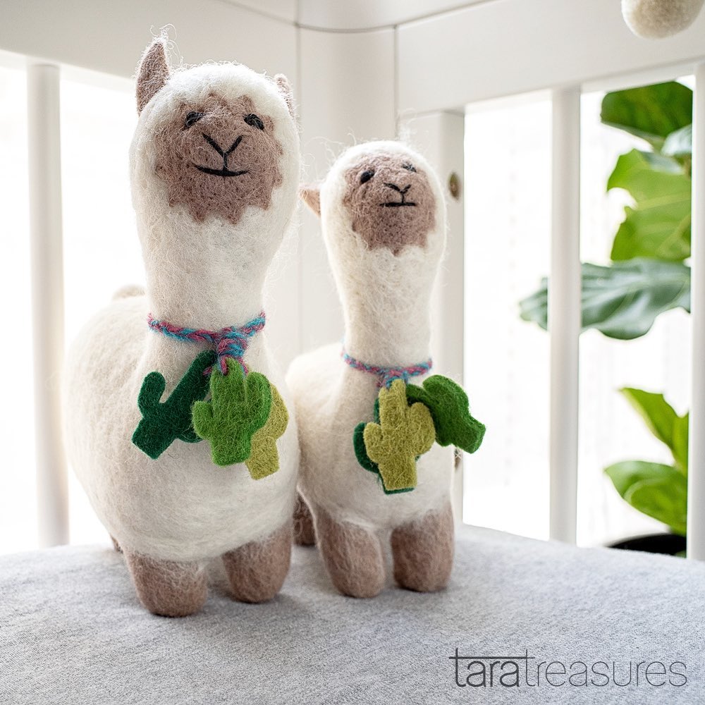 Sale Felt Llama Toy, Small