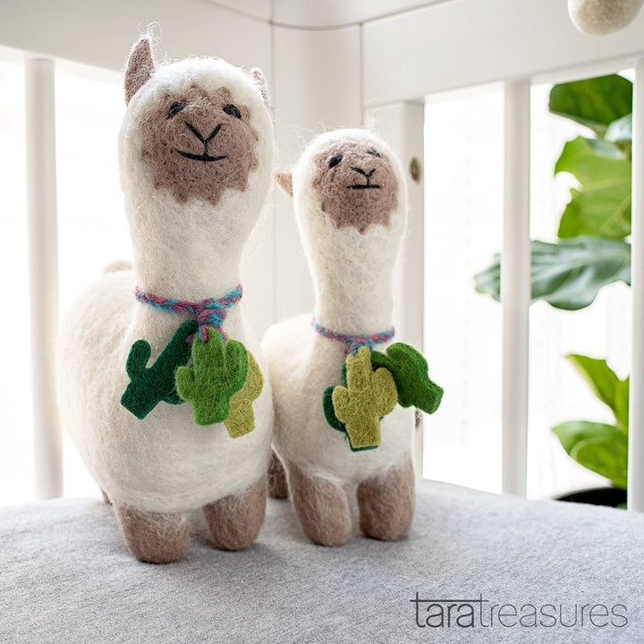 Sale Felt Llama Toy, Small
