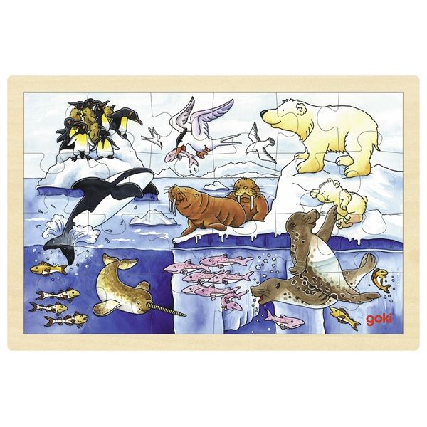 Goki Arctic Animals Puzzle