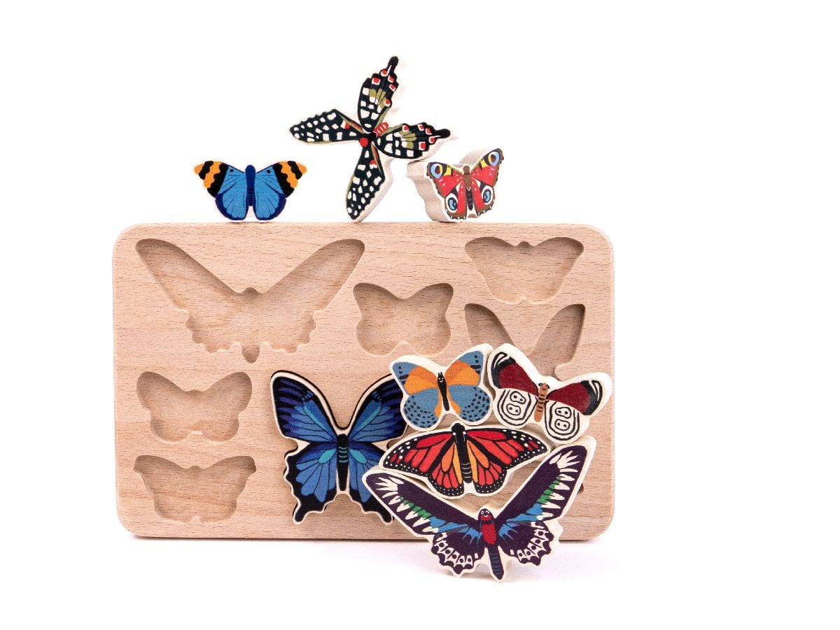 Bajo World of Butterflies Puzzle and Stacker