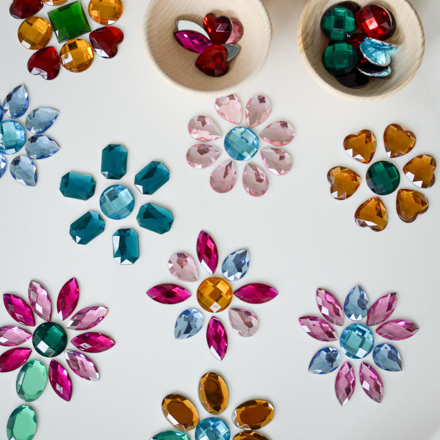 Bauspiel Glittery Sparkling Stones, 144 pcs, photo 1 of 2