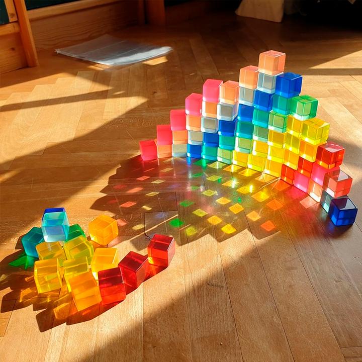 Bauspiel Lucent Cubes, Set of 100