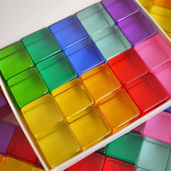 Bauspiel Lucent Cubes, Set of 20