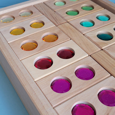 Pre-Order Bauspiel Color Track, 45-Piece Set