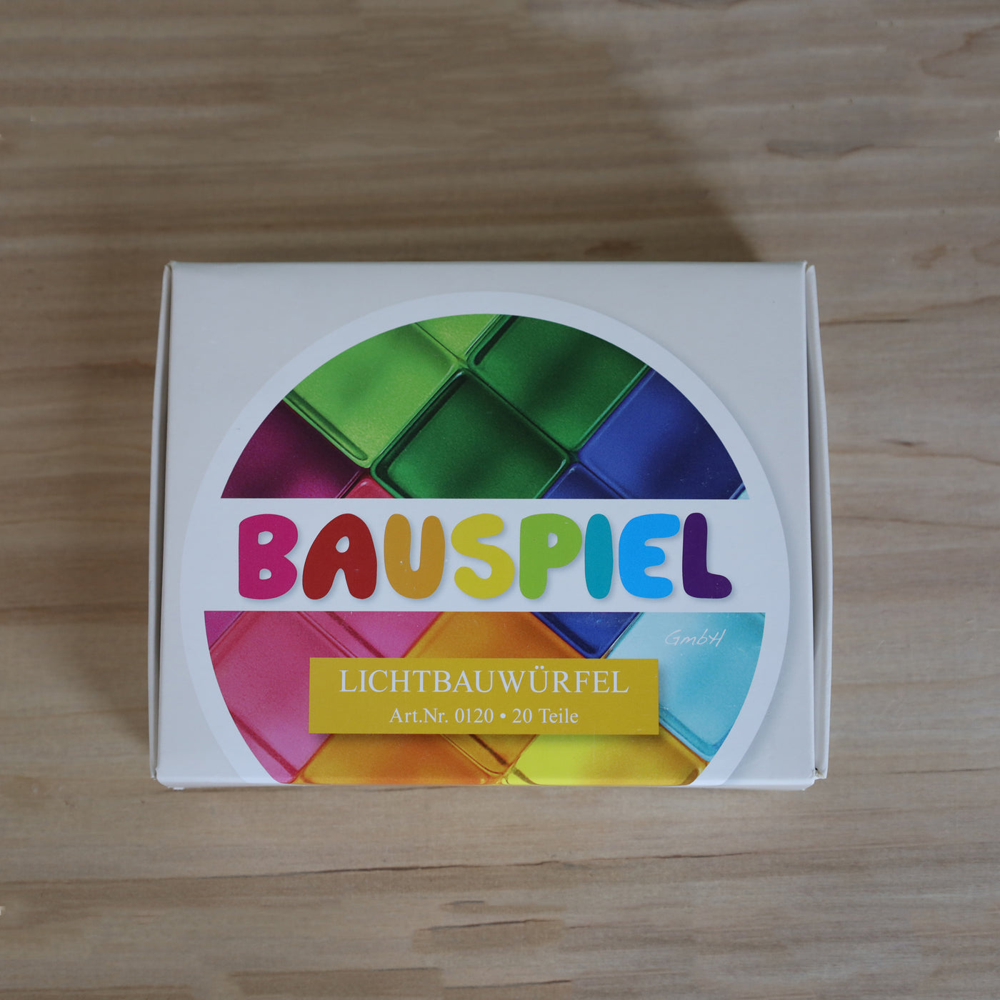 Pre-Order Bauspiel Lucent Cubes, Set of 20