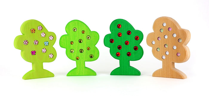 Bauspiel Tree Set , 4 Seasons